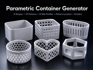 Storage Container Generator | Custom Size