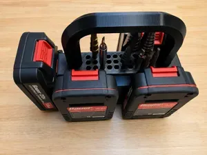 Bauer 20V Battery Organizer (6-Slot)