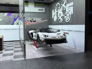 Car jack for 1:64 scale cars / diorama / garage