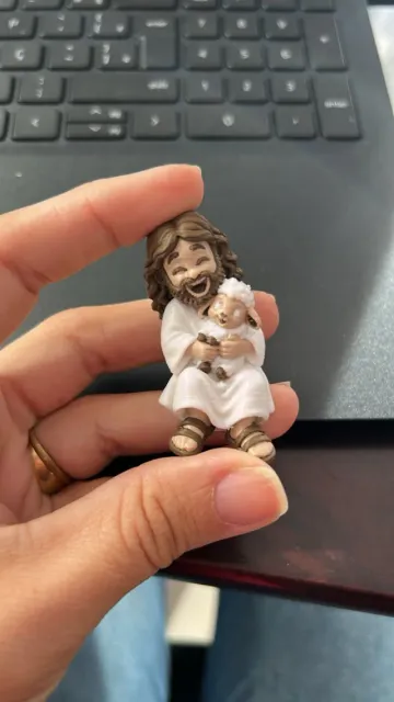 Mini Jesus e a Ovelhinha – Para Monitor e Estante — Фото 2 из 2