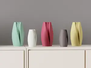 Elegant Vase. Modern Home Decor Solid or Vasemode