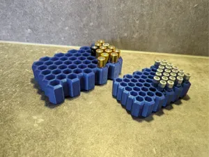 Battery Storage Organizer Honeycomb AA + AAA 50x