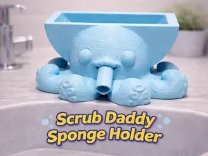 Ollie the Octopus Scrub Daddy Holder