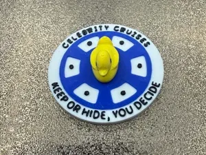 CELEBRITY DUCK POKER CHIP FOR HIDING