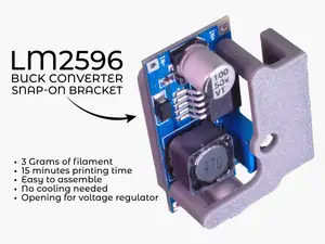 LM2596 Buck Converter Bracket