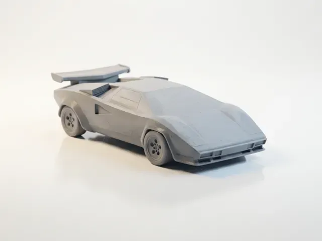 Lamborghini Countach Sports Car Model 3D Printable — Фото 3 из 6