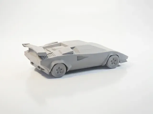 Lamborghini Countach Sports Car Model 3D Printable — Фото 5 из 6