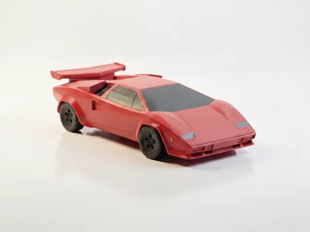 Lamborghini Countach Sports Car Model 3D Printable — Фото 4 из 6