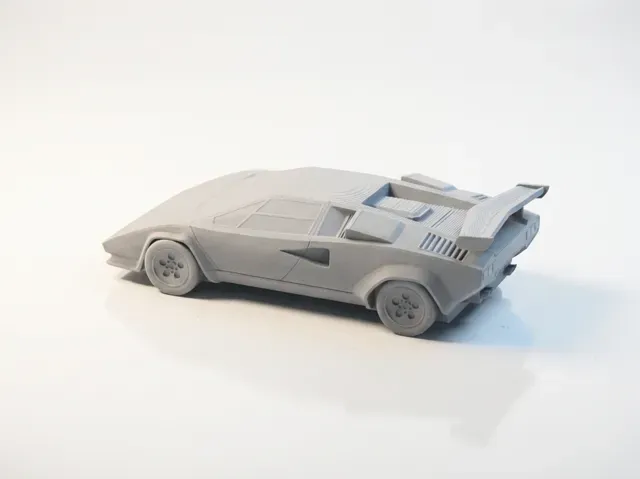 Lamborghini Countach Sports Car Model 3D Printable — Фото 6 из 6