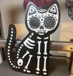 Sugar Skull Cat