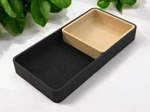 Sliding minimalist zen tray