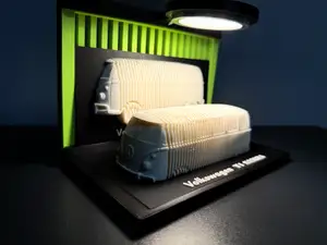 Volkswagen T1 Transporter Samba Bus Layered Model!