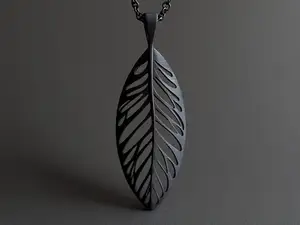 Ethereal Leaf Pendant