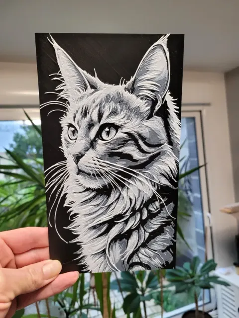 Maine Coon - Cat Hueforge - Black White - 132x235 — Фото 3 из 7