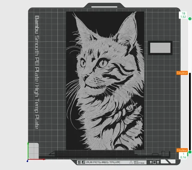 Maine Coon - Cat Hueforge - Black White - 132x235 — Фото 7 из 7