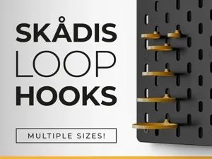 IKEA Skadis Loop Hooks