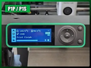 P1P P1S Display Rim / Cover incl. Fusion 360 File
