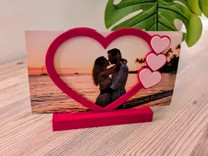 Romantischer Bilderrahmen für Valentinstag