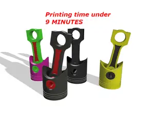 Piston Keychain