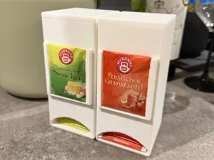 Stackable Tea Bag Dispenser with Lid V1