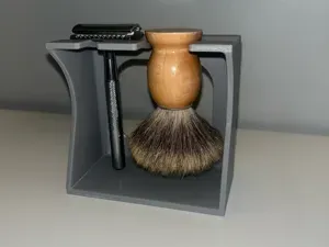 Simple Razor and Brush Holder
