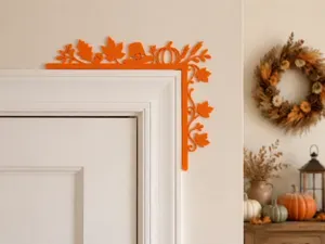 Autumn Harvest Door Corner – Pumpkin Decor