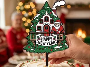 Happy New Year Cake Topper 2027