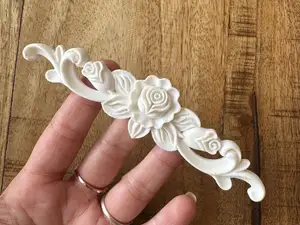 Ornamento vintage de rosas para decoración