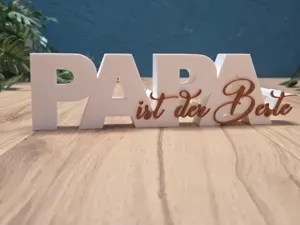 Papa ist der Beste
