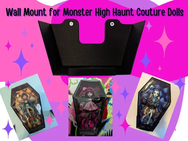Wall Mount for Monster High Haunt Couture Dolls