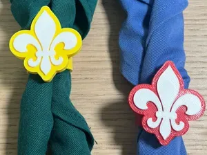 Scout Woggle – Fleur-de-Lis