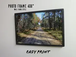 Picture Frame 4x6" Wall Mount - Minimalist