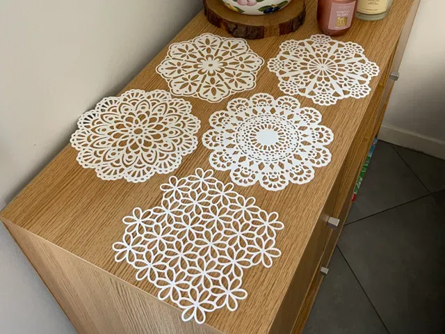 Elegant Lace Doily Collection | Home decor doilies