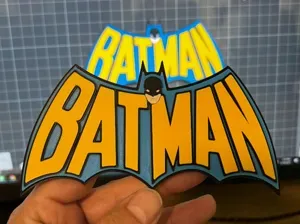 Batman 1970-1972 Comic Book Logo - Magnet