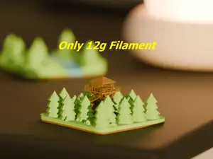 Mini Forest Diorama – Fire Watch Tower