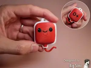 Blood Bag Keychain - Blood Type Tag