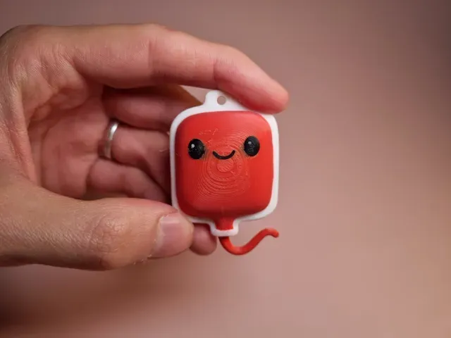 Blood Bag Keychain - Blood Type Tag — Фото 4 из 4