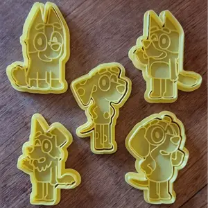 Bluey Cookie Cutter Set – Set of 5  (Set 1)