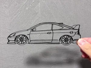 INTEGRA TYPE-R DC5 HONDA JDM Custom Car Wall Art