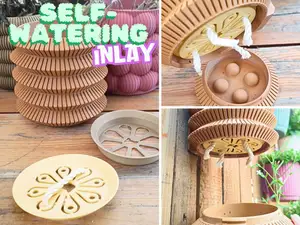 Wall Planter universal self- watering Inlay