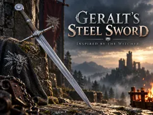 Geralt’s Steel Sword – The Witcher