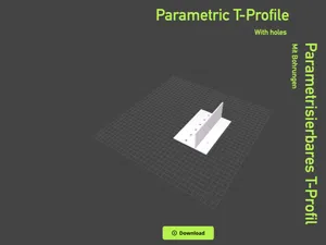 Konfigurierbares T-Profil