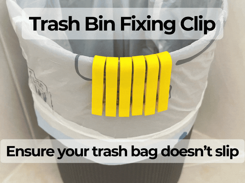 Trash Bin Fixing Clip / Trash Bag Fixing Clip