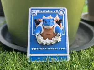 3d Blastoise Pop-Up Sammelkarte