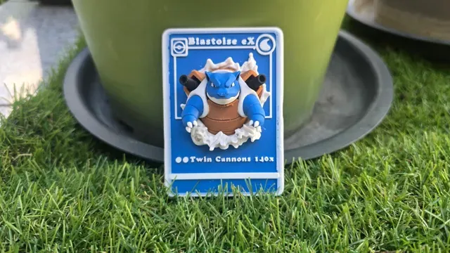 3d Blastoise Pop-Up Sammelkarte — Фото 3 из 4