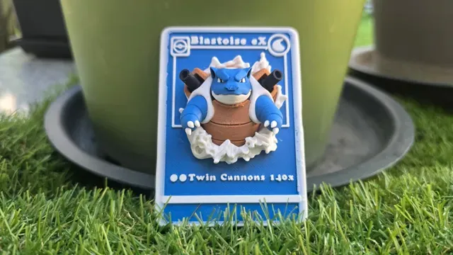 3d Blastoise Pop-Up Sammelkarte — Фото 4 из 4