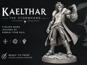 Kaelthar Stormhand - Fighter Monk