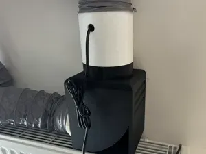 Découpleur d'extraction 100 mm + ventilateur – 3D
