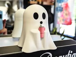 Cute Ghost with Stanley style Tumbler