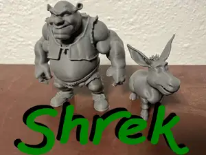 Ogre Shrek and Donkey